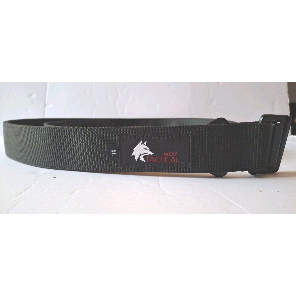 WOLF TACTICAL Molle Duty Belt Sz XL Tactical Gun Belt Quick Release Combat Belt
